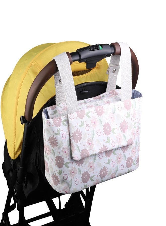 WedFeir Universal Stroller Organizer with Insulated Cup Holder and Phone Bag, Stroller Bag Caddy Organizer Accessories for Stroller like Uppababy, Baby Jogger, Britax, BOB, Umbrella and Pet Stroller. - Image 1
